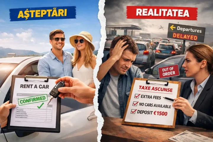 diferenta rezervare si realitate inchiriere masina